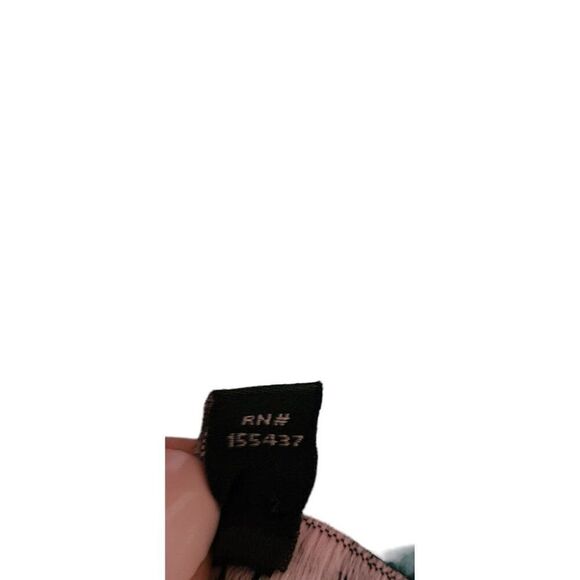 Retro Witty Fox Geometric Cardigan Sweater Womens Size S Blue White - Picture 6 of 8